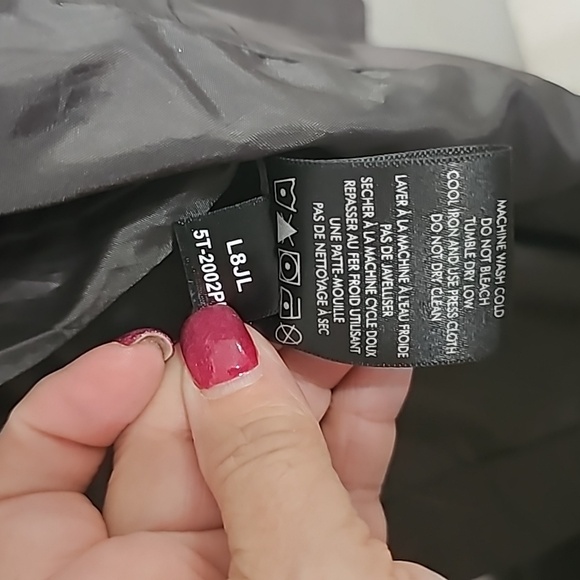 Mens TUMI Tech Harrington Windbreaker Zip Up Track Jacket L Nylon Black - Picture 4 of 6